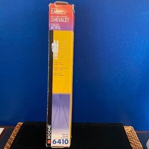 New Boone 6410 Metal Compact Travel Easel 64" Black Steel Lightweight